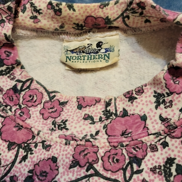 Vintage Northern Reflections Sweatshirts - 1990s Floral Sweatshirts - Set of 2 - Picture 5 of 6